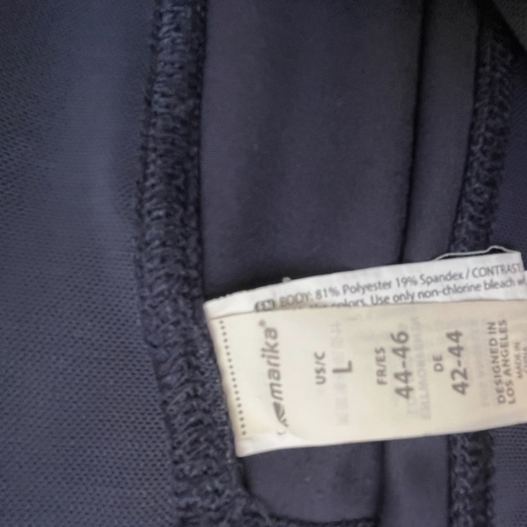 MARIKA - high waisted leggings (ankle length), size L, midnight navy - Picture 5 of 5